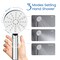 Kibi Circular 3 Settings ABS Handheld Shower Head - Chrome HS1001CH - alternate 8